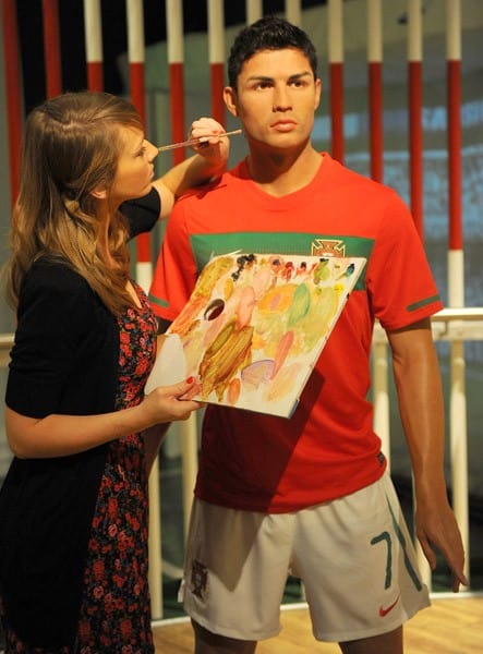 Cristiano Ronaldo at Madame Tussauds Wax Museum Cristiano Ronaldo at Madame Tussauds Wax Museum