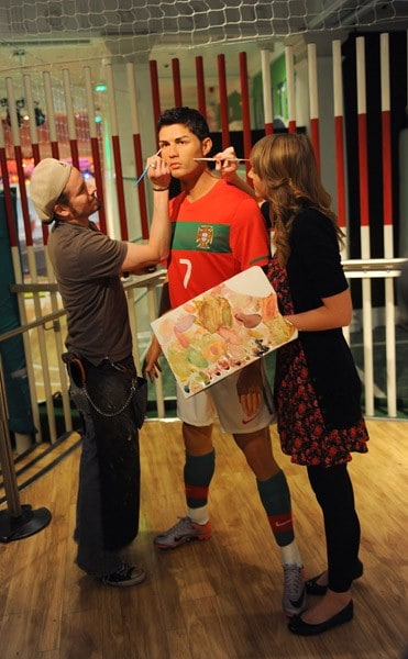 Cristiano Ronaldo at Madame Tussauds Wax Museum Cristiano Ronaldo at Madame Tussauds Wax Museum
