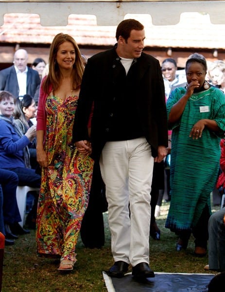 John Travolta & Kelly Preston at the Nelson Mandela Children's Fund John Travolta & Kelly Preston at the Nelson Mandela Children's Fund
