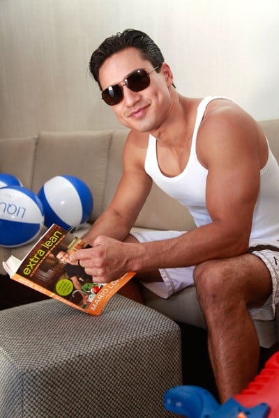Mario Lopez at the Liquid Pool at Aria in Las Vegas Mario Lopez at the Liquid Pool at Aria in Las Vegas