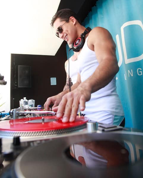 Mario Lopez at the Liquid Pool at Aria in Las Vegas Mario Lopez at the Liquid Pool at Aria in Las Vegas