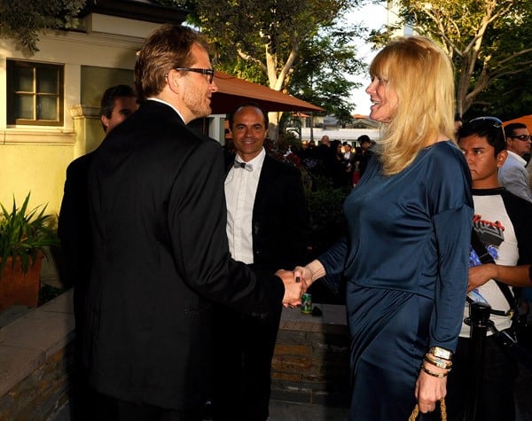 Global Green USA President & CEO Matt Petersen with Cheryl Tiegs Global Green USA President & CEO Matt Peterseon with Cheryl Tiegs