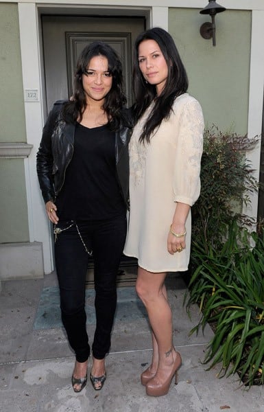 Michelle Rodriguez & Rhona Mitra at Global Green USA's Millenium Awards Michelle Rodriguez & Rhona Mitra at Global Green USA's Millenium Awards