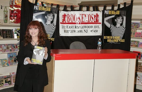 Pat Benatar Signs 'Between A Heart and a Rock Place' at Bookends Pat Benetar Signs 'Between A Heart and a Rock Place' at Bookends