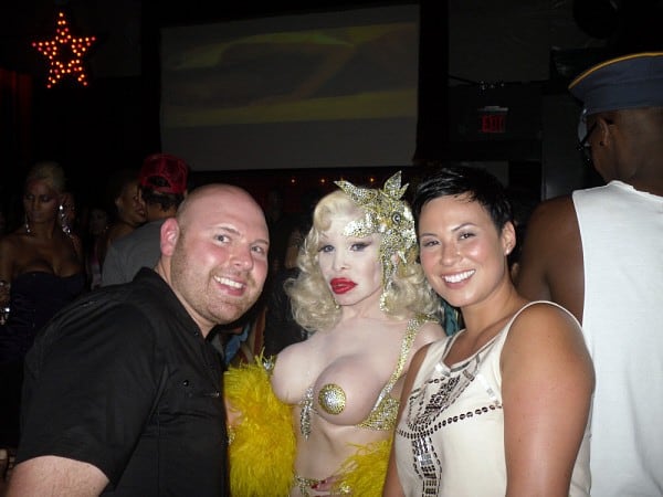 Amanda Lepore and Fans at Carnival in New York City Amanda Lepore and Fans at Carnival in New York City