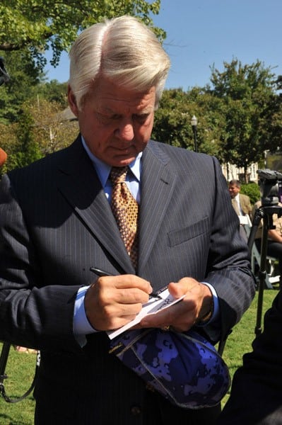 2-Former NFL Coach Jimmy Johnson attends Crown Royal & Jimmy Johnson Launch Crown Royal Operation CAMO Care Package at Magnolia Hall at Piedmont Park on September 16, 2010 in Atlanta, Georgia. Former NFL Coach Jimmy Johnson attends Crown Royal & Jimmy Johnson Launch Crown Royal Operation CAMO Care Package at Magnolia Hall at Piedmont Park on September 16, 2010 in Atlanta, Georgia.