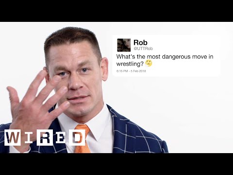 John Cena Answers Wrestling Questions From Twitter | Tech Support | WIRED