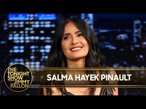 Salma Hayek Pinault Got Arrested at Sabrina Carpenter&#039;s Concert, Teaches Jimmy How to Pose