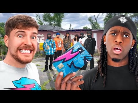 Bringing Mr Beast&#039;s Credit Card To The Hood!