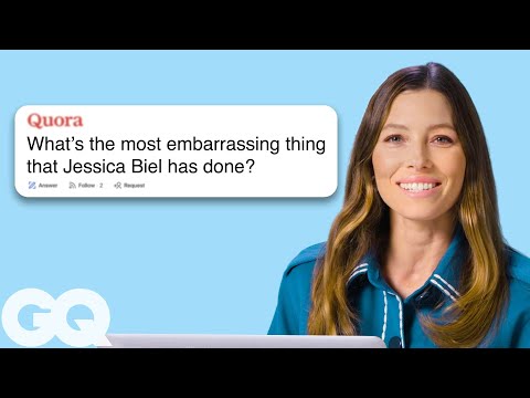 Jessica Biel Replies to Fans on the Internet | Actually Me | GQ