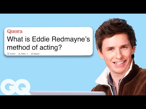 Eddie Redmayne Replies to Fans on the Internet | Actually Me | GQ