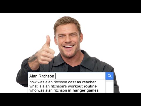 Alan Ritchson Answers The Web&#039;s Most Searched Questions | WIRED