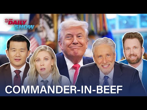 Commander-In-Beef: Trump Faces Off Against the Media, Zelenskyy, Harvard &amp; More | The Daily Show
