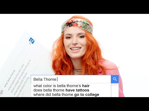 Bella Thorne Answers the Web&#039;s Most Searched Questions | WIRED