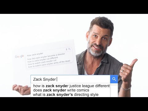 Zack Snyder Answers the Web&#039;s Most Searched Questions | WIRED