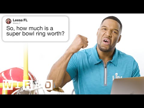 Michael Strahan Answers Super Bowl Questions From Twitter | Tech Support | WIRED