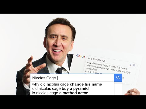 Nicolas Cage Answers the Web&#039;s Most Searched Questions | WIRED