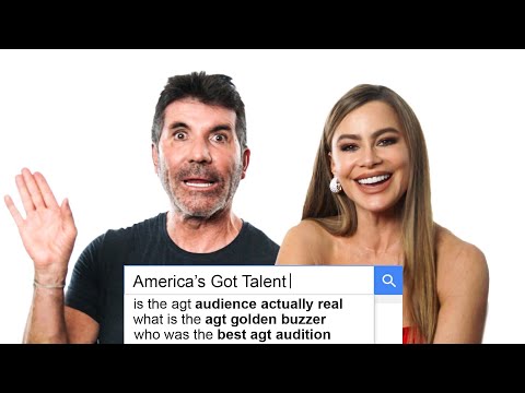 Sofía Vergara &amp; Simon Cowell Answer the Web&#039;s Most Searched Questions | WIRED