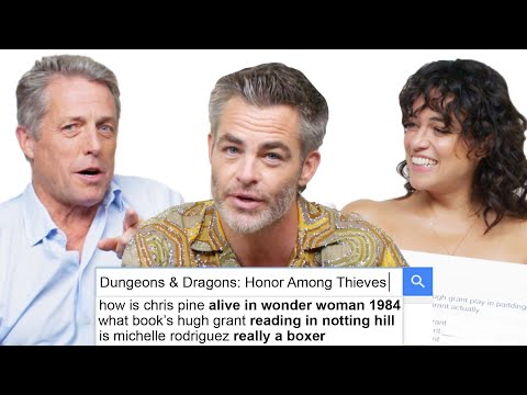 Chris Pine, Hugh Grant &amp; Michelle Rodriguez Answer the Web&#039;s Most Searched Questions | WIRED