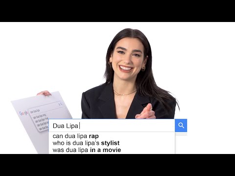 Dua Lipa Answers the Web&#039;s Most Searched Questions | WIRED