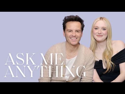 Dakota Fanning &amp; Andrew Scott Had Drastically Different Childhoods | Ask Me Anything | ELLE