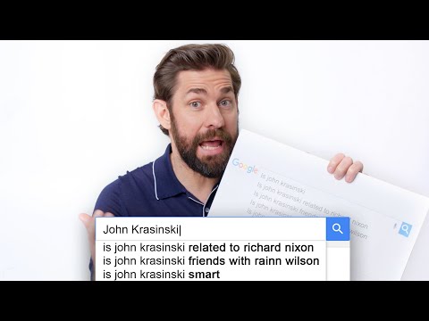 John Krasinski Answers the Web&#039;s Most Searched Questions | WIRED