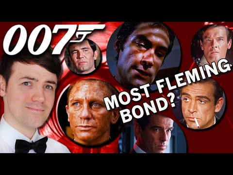 Which Bond Actor is Closest to the Books? | Ranking James Bond Actors | Most Fleming 007