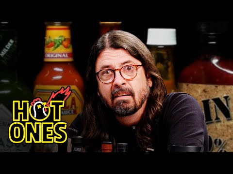 Dave Grohl Makes a New Friend While Eating Spicy Wings | Hot Ones