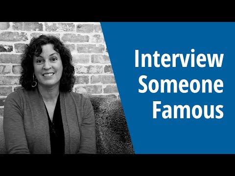 Writing Prompts - Interview Someone Famous - Pam Foster