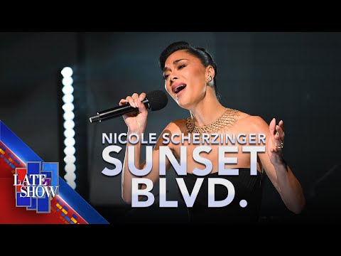 &quot;As If We Never Said Goodbye&quot; - Nicole Scherzinger - Sunset Blvd. (LIVE on The Late Show)