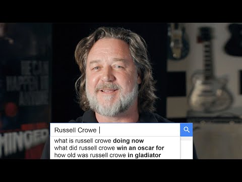 Russell Crowe Answers the Web&#039;s Most Searched Questions | WIRED