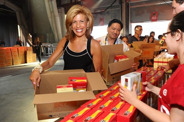 Hoda Kotb at Target's Party for Good