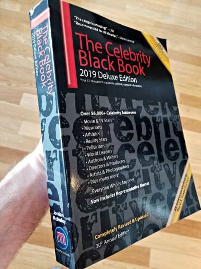 'The Celebrity Black Book (Deluxe Edition) Over 56,000+ Verified Celebrity Addresses for Fans, Businesses & Nonprofits' by Contact Any Celebrity founder Jordan McAuley