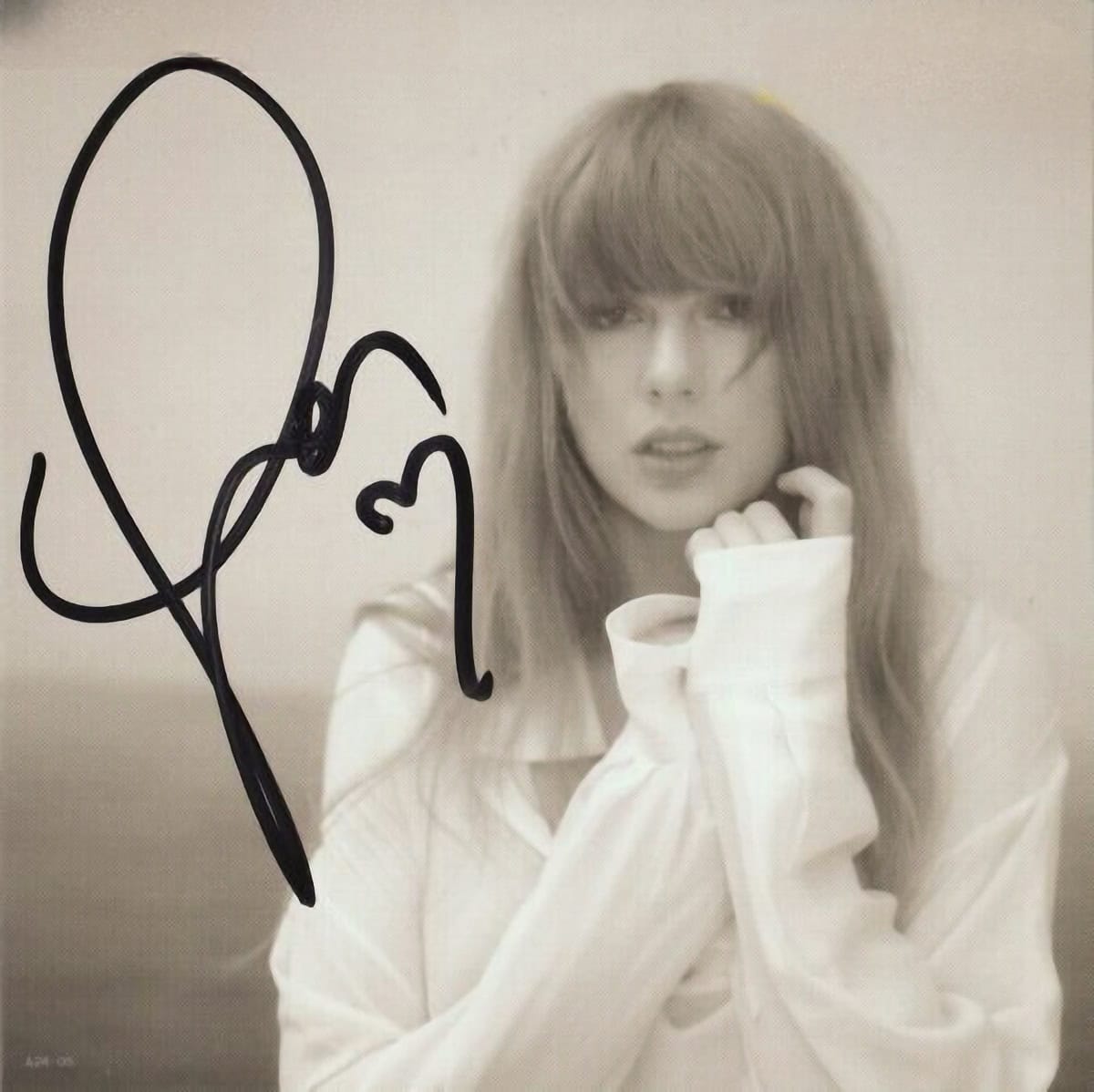 Taylor Swift signed Tortured Poets Society CD